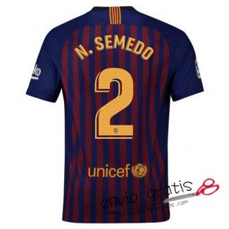 Camiseta Barcelona Primera Equipacion 2#N.SEMEDO 2018-2019