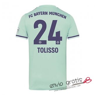 Camiseta Bayern Munich Segunda Equipacion 24#TOLISSO 2018-2019