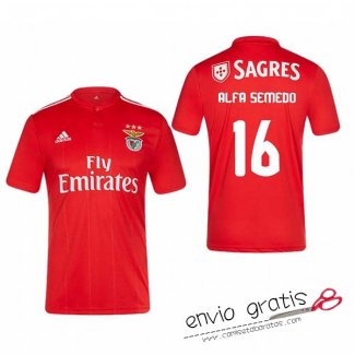 Camiseta Benfica Primera Equipacion 16#ALFA SEMEDO 2018-2019