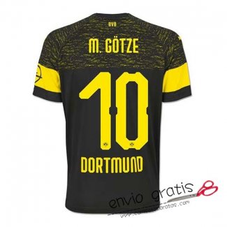 Camiseta Borussia Dortmund Segunda Equipacion 10#M.GOTZE 2018-2019