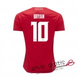 Camiseta Costa Rica Primera Equipacion 10#BRYAN 2018