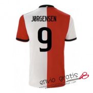 Camiseta Feyenoord Primera Equipacion 9#JORGENSEN 2018-2019