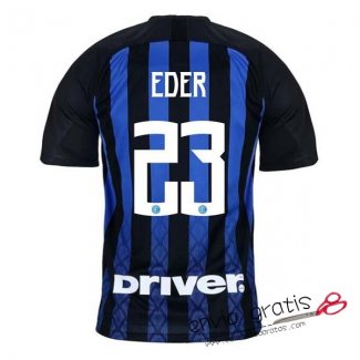 Camiseta Inter Milan Primera Equipacion 23#EDER 2018-2019