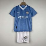 Camiseta Manchester City Ninos Primera Equipacion 2023/2024