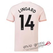Camiseta Manchester United Segunda Equipacion 14#LINGARD 2018-2019