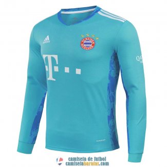 Camiseta Manga Larga Bayern Munich Portero Blue 2020/2021