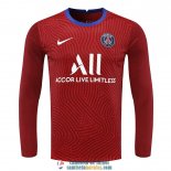 Camiseta Manga Larga PSG Portero Red 2020/2021 Camiseta Manga Larga PSG Portero Red 2020/2021