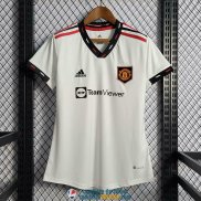 Camiseta Mujer Manchester United Segunda Equipacion 2022/2023