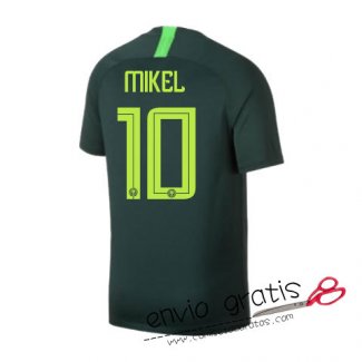 Camiseta Nigeria Segunda Equipacion 10#MIKEL 2018