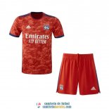 Camiseta Olympique Lyonnais Ninos Segunda Equipacion 2021/2022