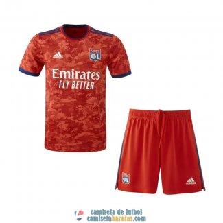 Camiseta Olympique Lyonnais Ninos Segunda Equipacion 2021/2022