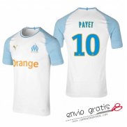 Camiseta Olympique Marseille Primera Equipacion 10#PAYET 2018-2019