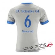 Camiseta Schalke 04 Segunda Equipacion 6#Mascarell 2018-2019