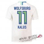 Camiseta VfL Wolfsburg Segunda Equipacion 11#KLAUS 2018-2019