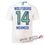 Camiseta VfL Wolfsburg Segunda Equipacion 14#MEHMEDI 2018-2019