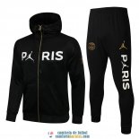 PSG x Jordan Sudadera Capucha Black + Pantalon Black 2021/2022 PSG x Jordan Sudadera Capucha Black + Pantalon Black 2021/2022
