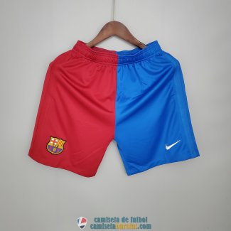 Pantalon Corto Barcelona Primera Equipacion Red Blue 2021/2022