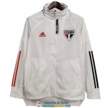 Sao Paulo FC Chaqueta Rompevientos White 2020/2021 Sao Paulo FC Chaqueta Rompevientos White 2020/2021