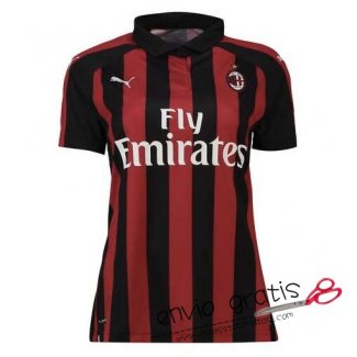 Camiseta AC Milan Mujer Primera Equipacion 2018-2019