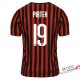 Camiseta AC Milan Primera Equipacion 19#PIATEK 2019-2020