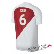 Camiseta AS Monaco Primera Equipacion 6#JORGE 2018-2019