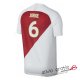 Camiseta AS Monaco Primera Equipacion 6#JORGE 2018-2019