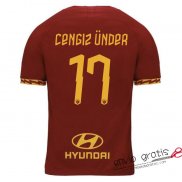 Camiseta AS Roma Primera Equipacion 17#CENGIZ UNDER 2019-2020