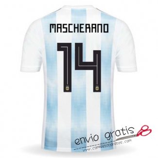 Camiseta Argentina Primera Equipacion 14#MASCHERANO 2018