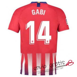 Camiseta Atletico de Madrid Primera Equipacion 14#GABI 2018-2019