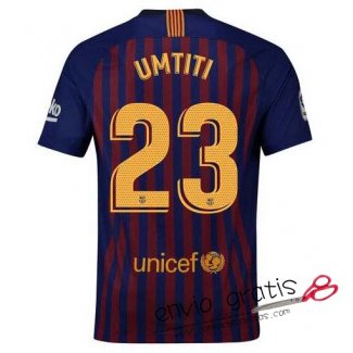 Camiseta Barcelona Primera Equipacion 23#UMTITI 2018-2019