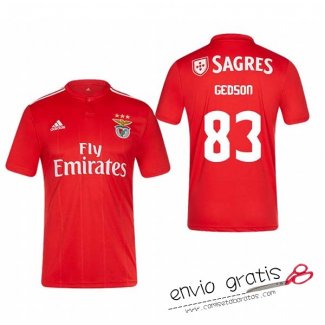 Camiseta Benfica Primera Equipacion 83#GEDSON 2018-2019