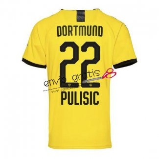 Camiseta Borussia Dortmund Primera Equipacion 22 PULISIC 2019-2020