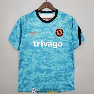 Camiseta Chelsea Training Blue IV 2021/2022