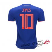 Camiseta Colombia Segunda Equipacion 10#JAMES 2018