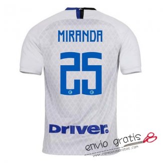 Camiseta Inter Milan Segunda Equipacion 25#MIRANDA 2018-2019
