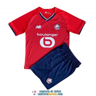 Camiseta Lille OSC Ninos Primera Equipacion 2021/2022