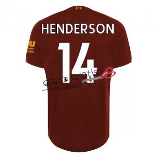 Camiseta Liverpool Primera Equipacion 14 HENDERSON 2019-2020