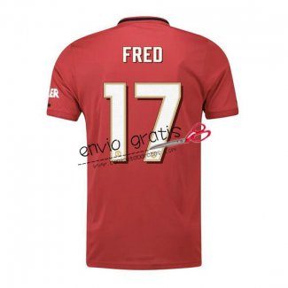 Camiseta Manchester United Primera Equipacion 17 FRED 2019-2020 Cup