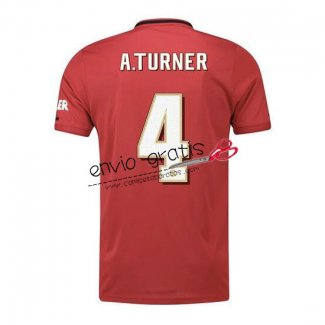 Camiseta Manchester United Primera Equipacion 4 A.TURNER 2019-2020 Cup