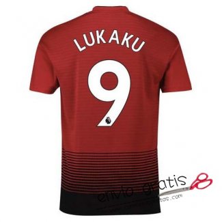 Camiseta Manchester United Primera Equipacion 9#LUKAKU 2018-2019