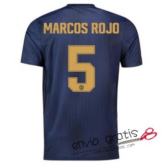 Camiseta Manchester United Tercera Equipacion 5#MARCOS ROJO Cup 2018-2019