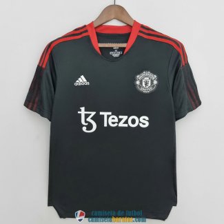 Camiseta Manchester United Training Suit Black II 2022/2023