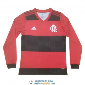 Camiseta Manga Larga Flamengo Primera Equipacion 2021/2022