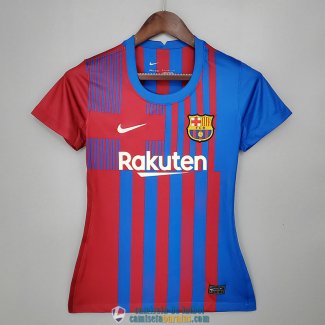 Camiseta Mujer Barcelona Primera Equipacion 2021/2022