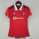 Camiseta Mujer Manchester United Primera Equipacion 2022/2023