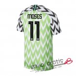 Camiseta Nigeria Primera Equipacion 11#MOSES 2018