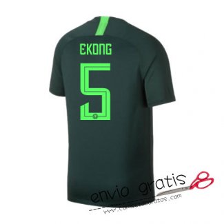 Camiseta Nigeria Segunda Equipacion 5#EKONG 2018