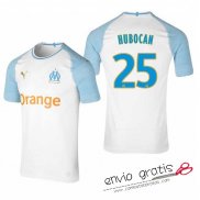 Camiseta Olympique Marseille Primera Equipacion 25#HUBOCAN 2018-2019