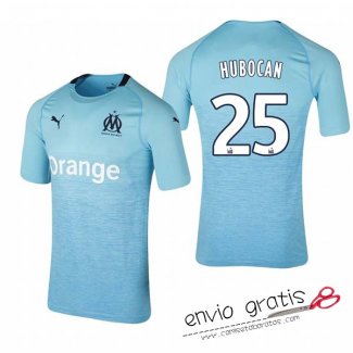 Camiseta Olympique Marseille Tercera Equipacion 25#HUBOCAN 2018-2019