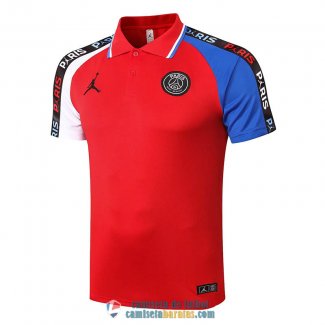 Camiseta PSG Polo White Red Blue 2020/2021